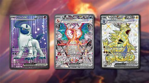 Scarlet & Violet era begins, showcasing Paldea and new TCG mechanics. Obsidian Flames set released, with Tera Charizard ex as the chase card. Greavard line gets spotlight with four new cards ...